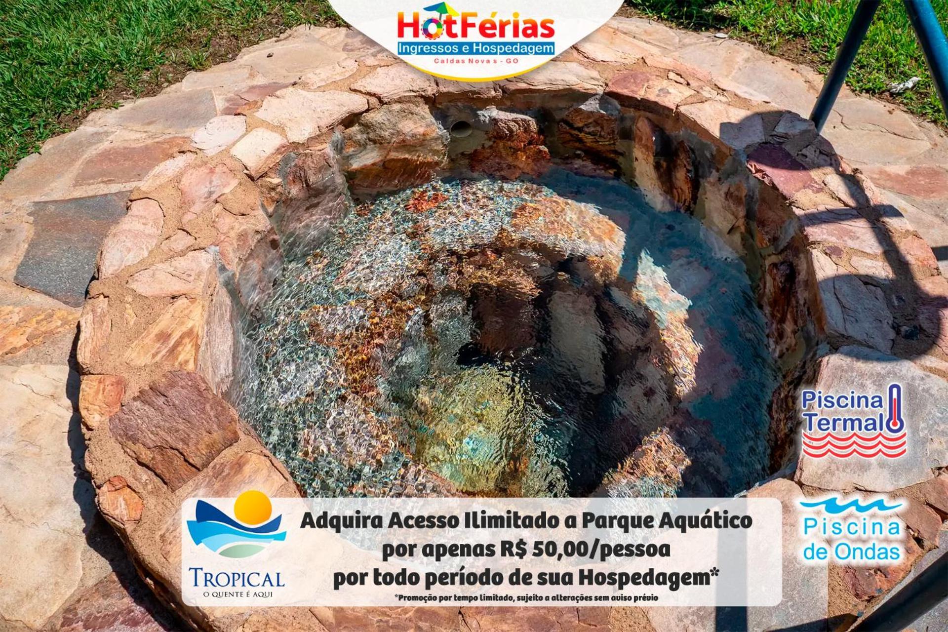 Flat Paradise, Piscinas Termais, Proximo Ao Centro - Hotferias Caldas Novas Exterior photo
